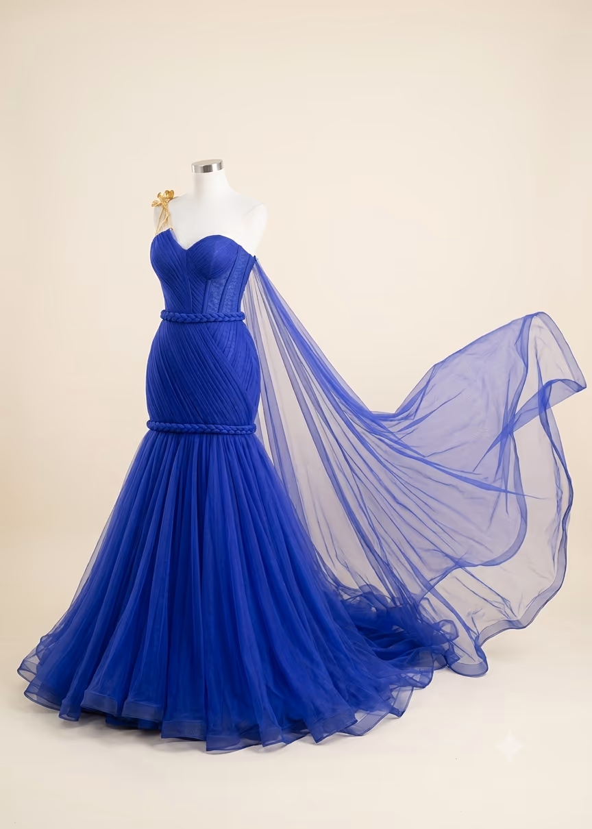 Blue And Gold Dress