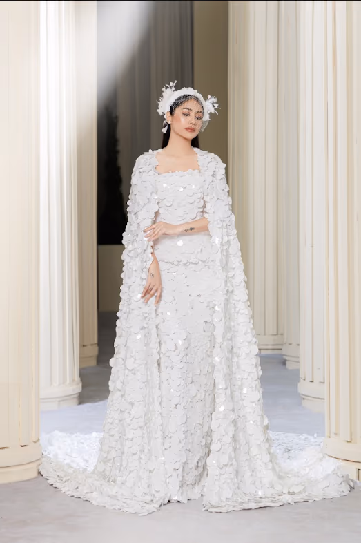 THE SEQUINED COLUMN & CAPE
